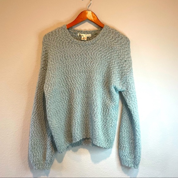Kaisely Sweaters - Kaisley Mint Popcorn Stitch Sweater